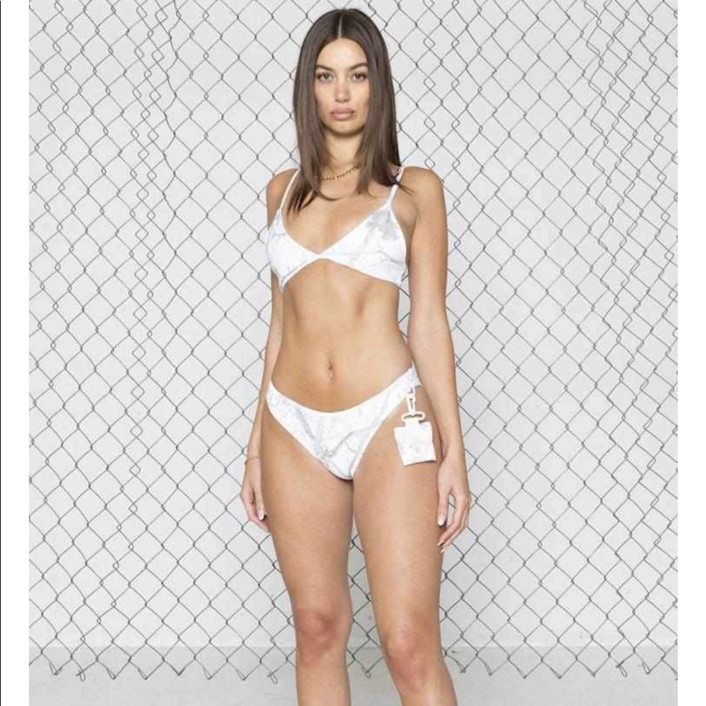 Frankie Collective F1 aqua bikini top